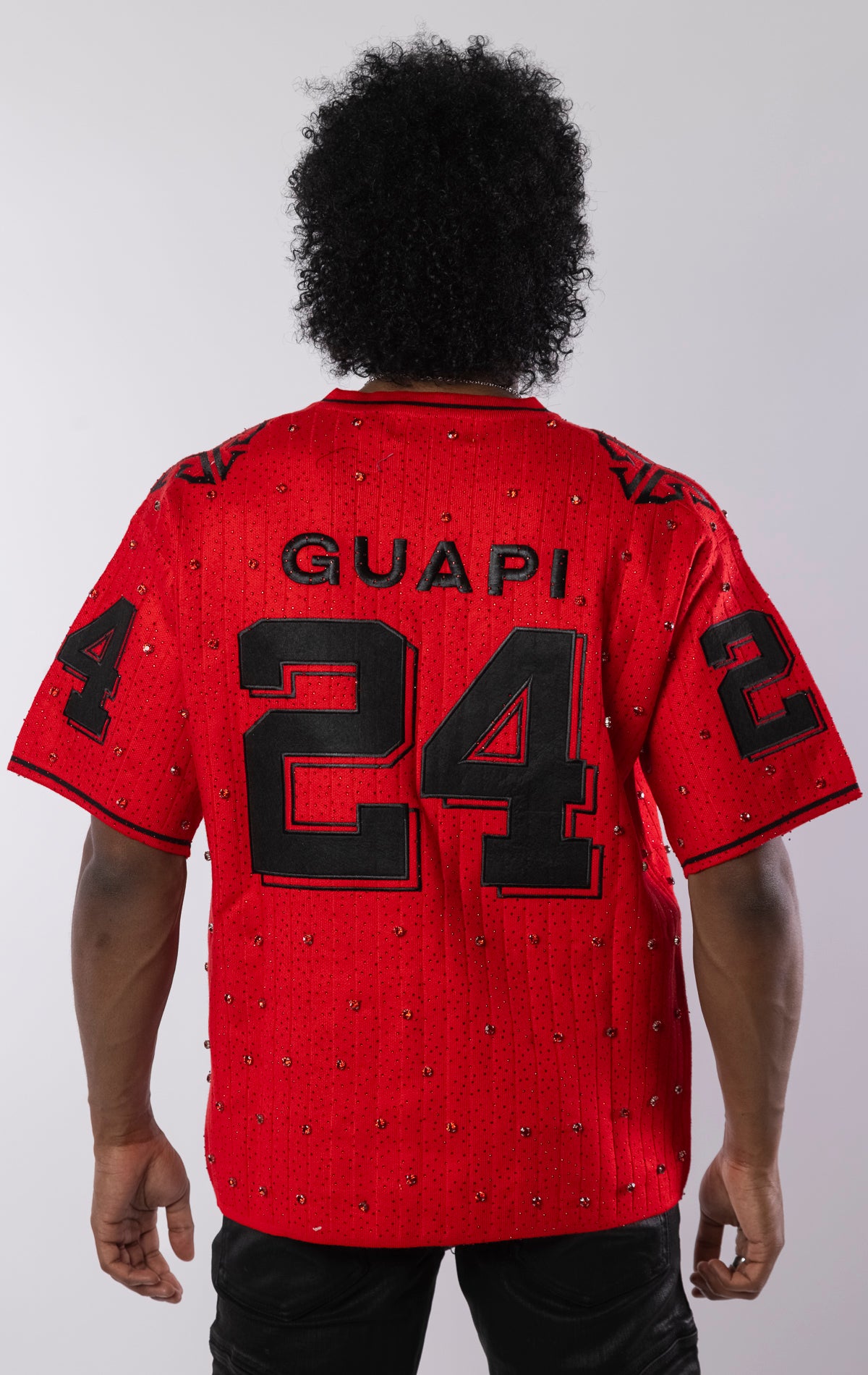 Embellished Football T-Shirt